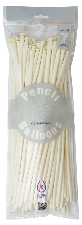 Pencil Balloons 100 pcs (2x60" Single Color)